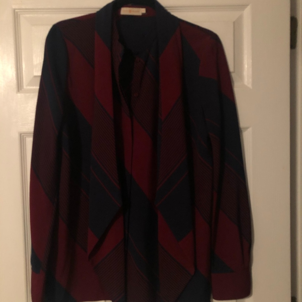 Tory burch blouse with matching detachable scarf